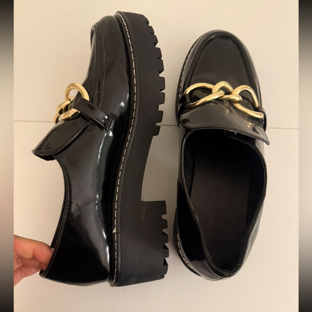 Princess Polly black loafers